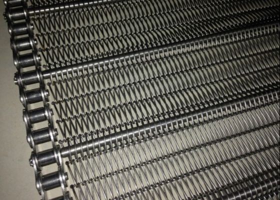 SGS de Transportband van Mesh Conveyor Belt For Nut van de Laag Koolstofstaalketting