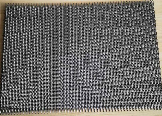 Roestvrij staal 316 bracht het Voedselproductie in evenwicht van Mesh Conveyor Belt For Snack van de Weefseldraad