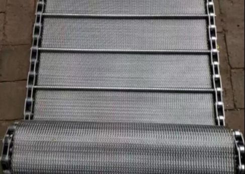 De Samenstelling van de voedselrang bracht Draad Mesh Belt van de Weefsel de V-vormige Transportband in evenwicht