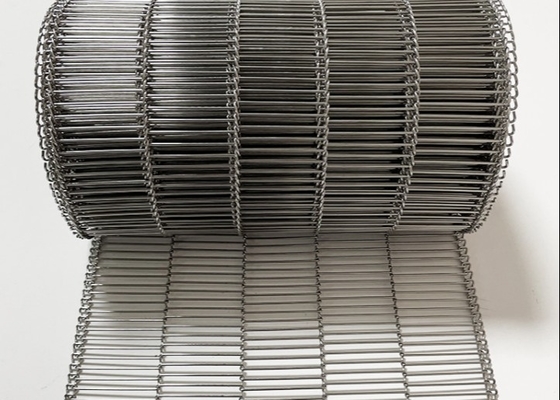 600mm de Rang van het Breedtevoedsel Vlak Flex Mesh Belt For Donuts Baking