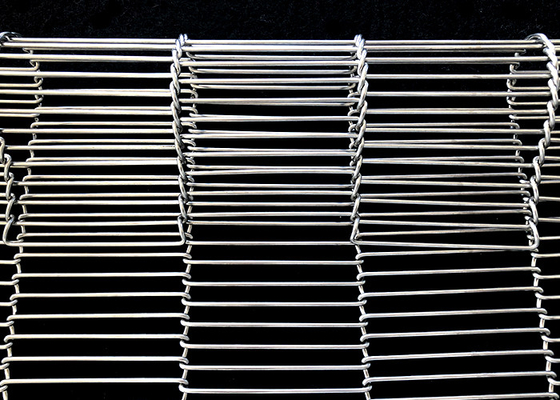 Ss 304 Vlakke de Machinetransportband van Draadmesh belt for sugar coating