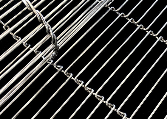 Mechanisch Gedreven 316l-Ss Draad Mesh Belt Cleaning Vegetable