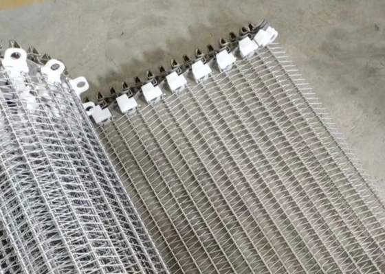 30cm Breedtesus316 Ss Draad Mesh Belt Pastry Freezing