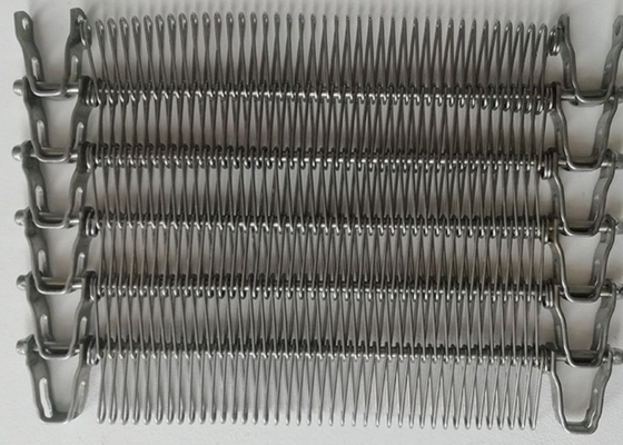 Spiraalvormige Riem 19.05mm Hoogte Sus304 van de vleesVerwerkende industrie