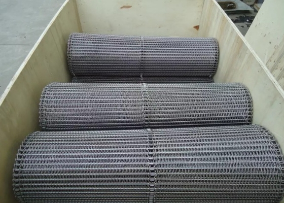 Spiraalvormige Netss304 Mesh Conveyor Belt For Dry Noten die Machine roosteren
