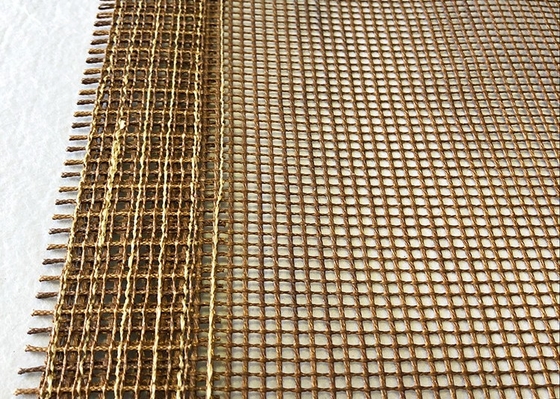 en 2*2mm Ptfe die Open Mesh  Conveyor Belts For drogen vervoeren