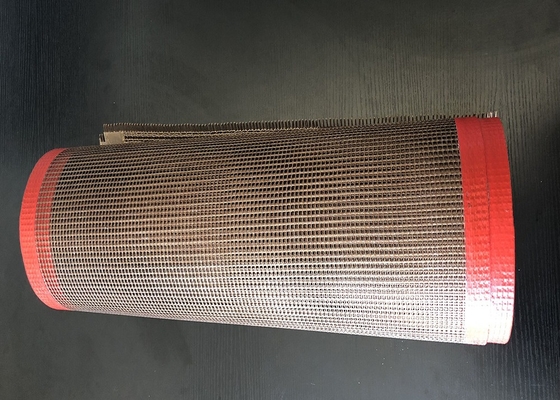 Transportbanden van Bullnose de Gezamenlijke Eindeloze Ptfe voor Uv Drogere Machine