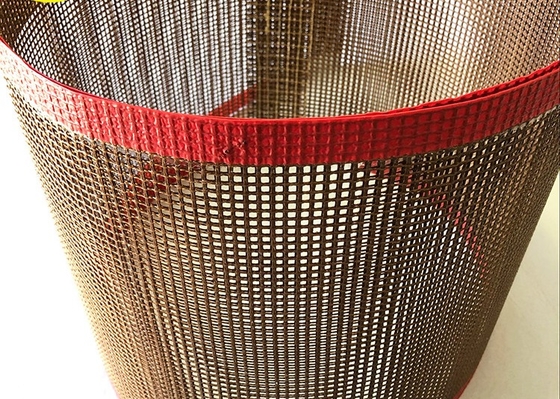 Chemische Weerstand 6*6mm Transportbanden van PTFE voor Textieldrukmachine