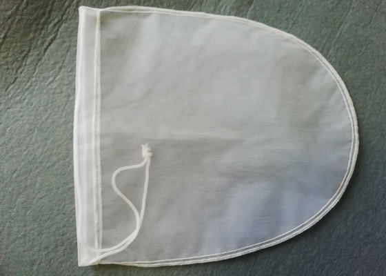 200 micron ronde herbruikbare nylon rosine zakken melkfilter zak met trekstreng