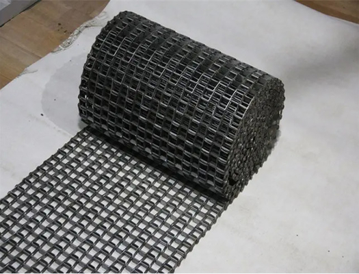 Hairise Vlakke Draad Mesh Belt Cooling Heat Resistant voor Transportband