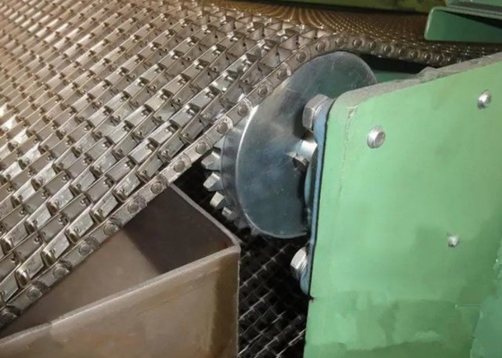 De Douane Vlakke Draad Mesh Conveyor Belt 304 van de voedselrang Roestvrij staal voor Broodbaksel